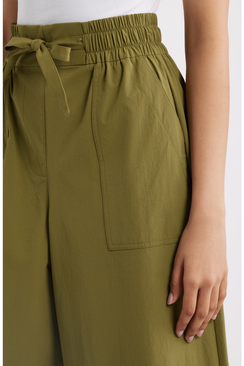 Wide Leg Culottes, Alternate, color, FIR GREEN