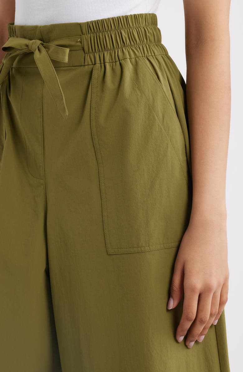 Bernardo Wide Leg Culottes, Alternate, color, Fir Green