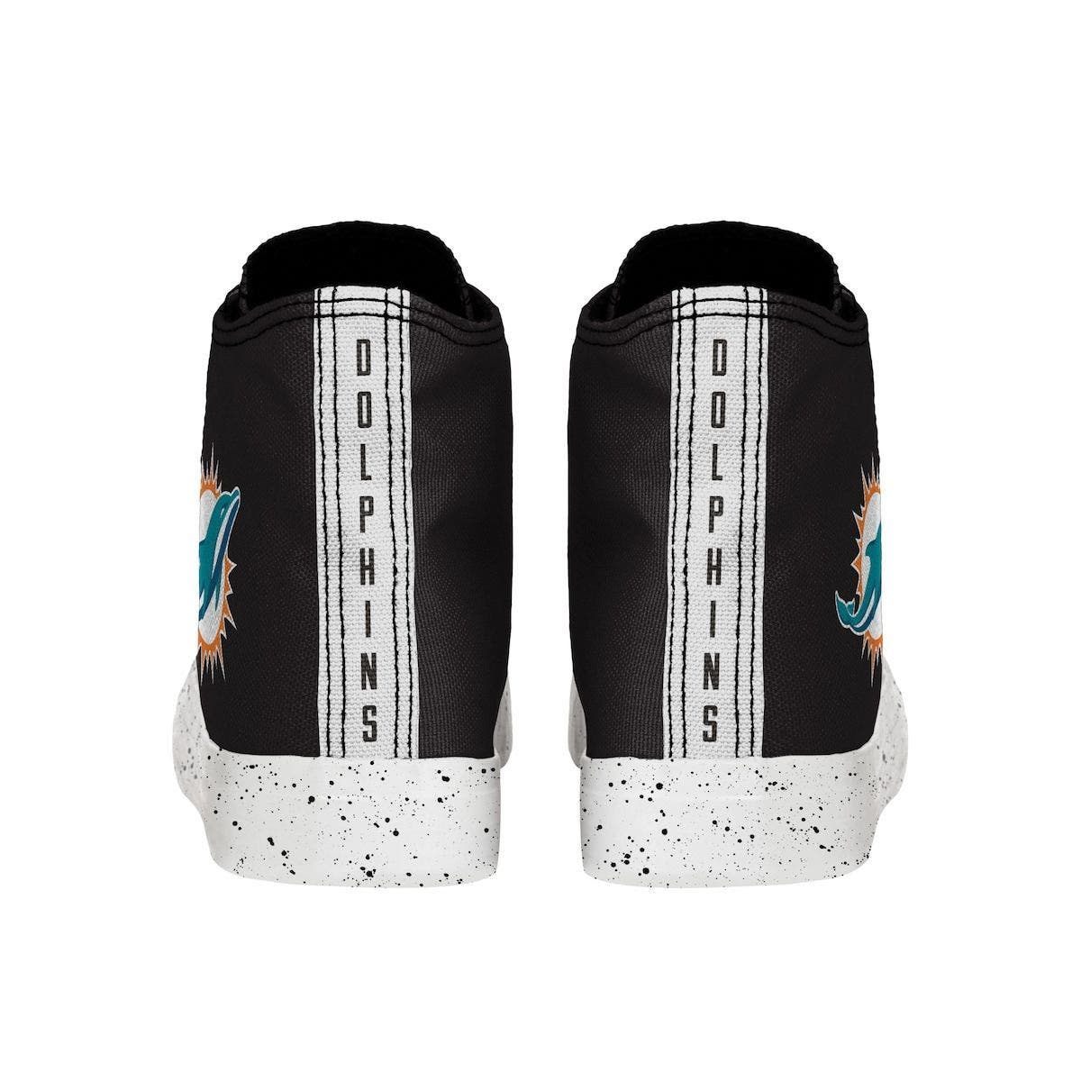 FOCO Men's FOCO Miami Dolphins Paint Splatter High Top Sneakers (Men ...