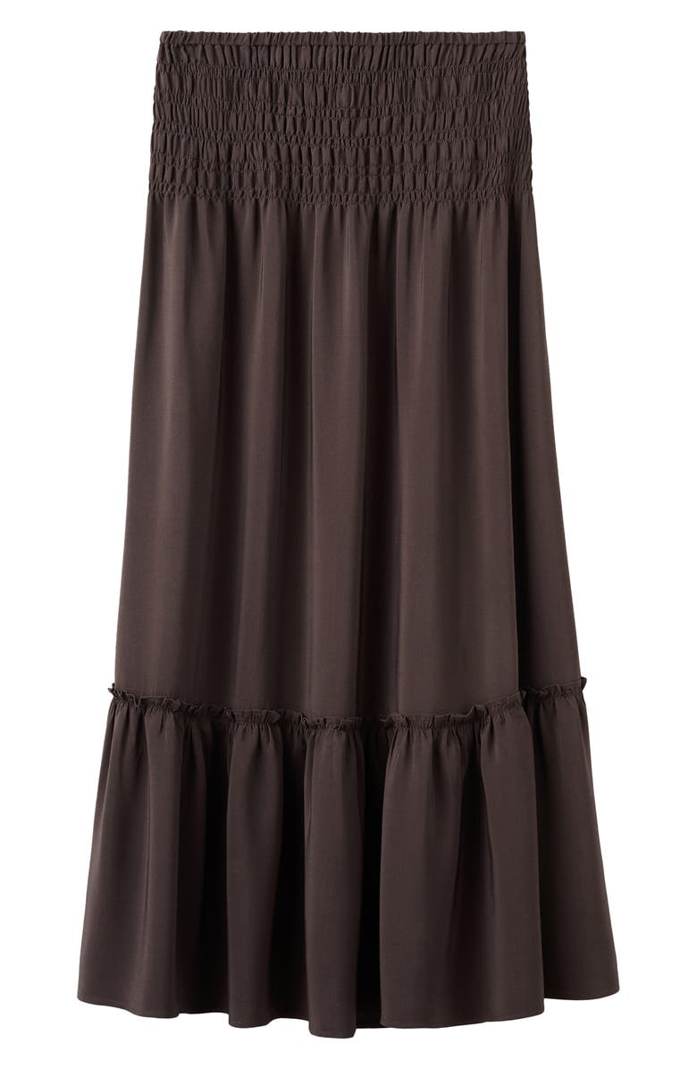 MANGO TEEN Ruched Panel Skirt, Main, color, 