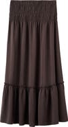 MANGO TEEN Ruched Panel Skirt