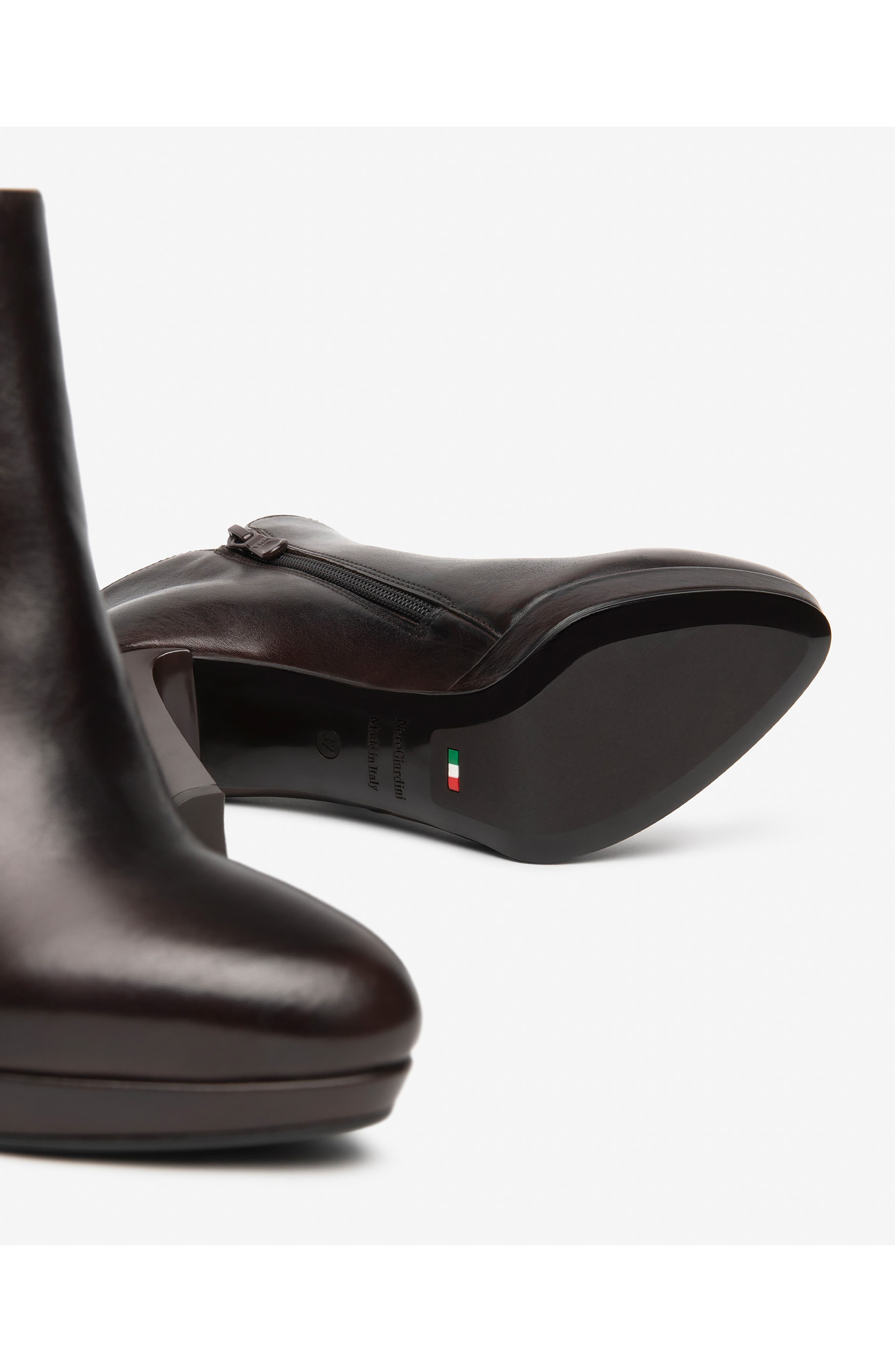 Platform Bootie, Alternate, color, CHOCOLATE