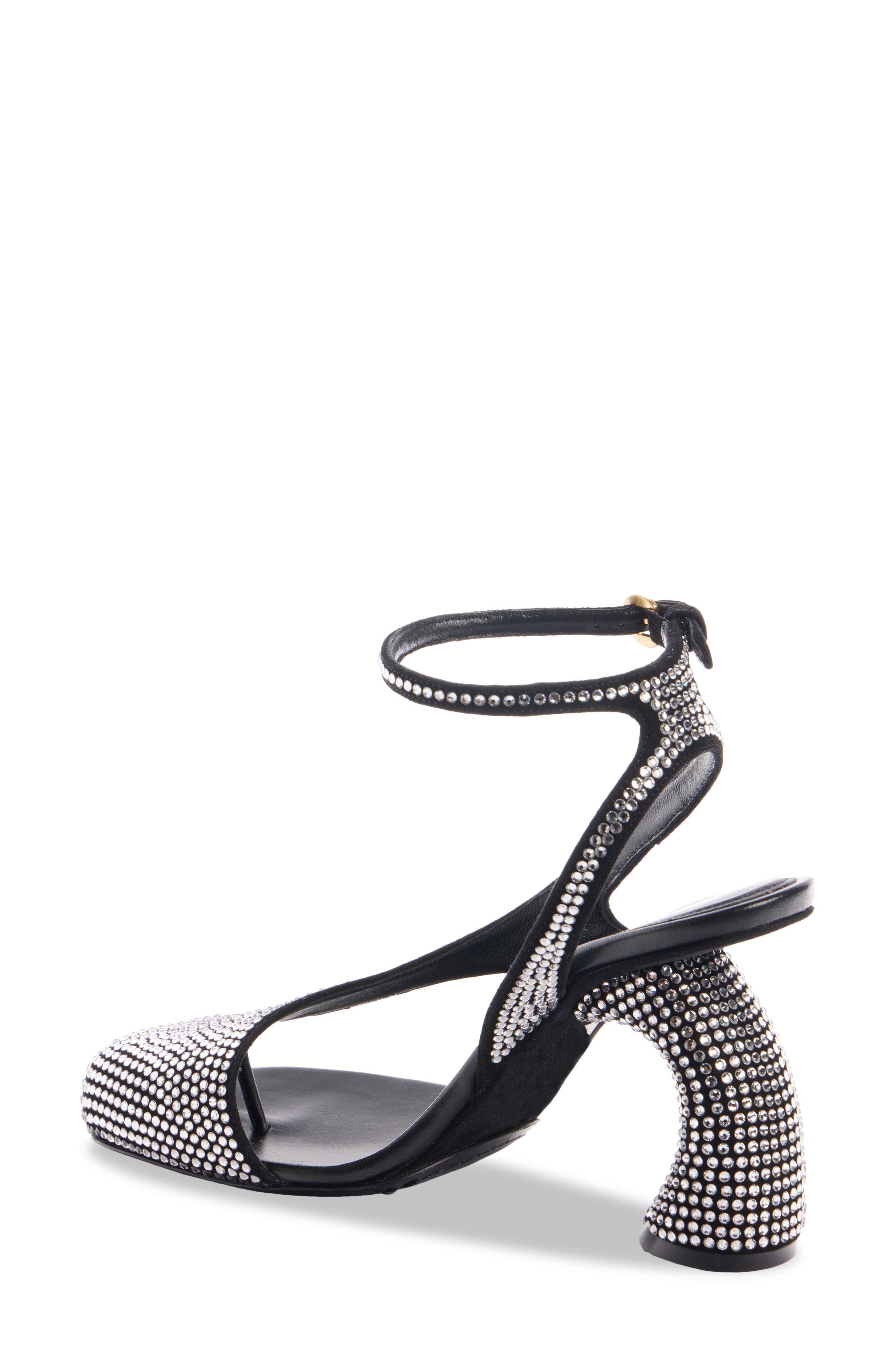 Dries Van Noten Strass Asymmetric Sandal, Alternate, color, 