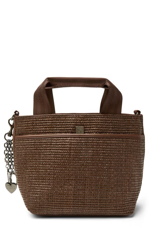 Escape Raffia Crossbody Bag