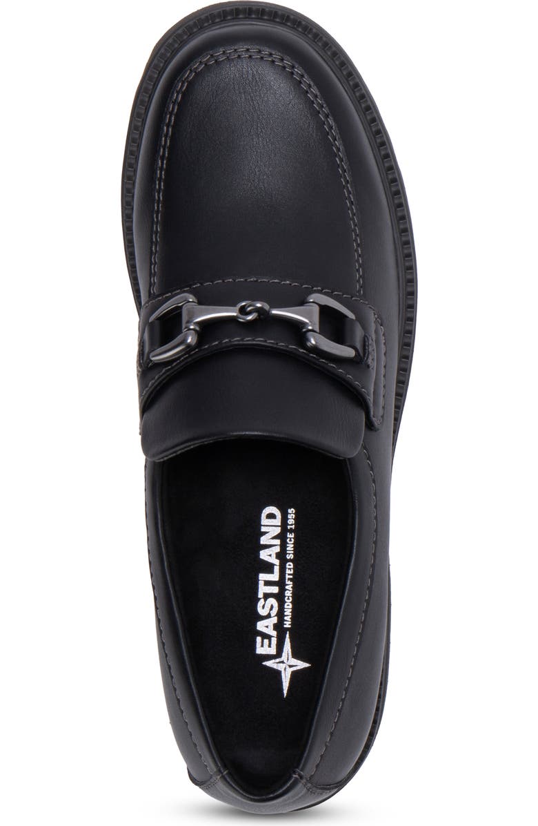 Eastland Lexi Log Sole Bit Buckle Loafer, Alternate, color, Black