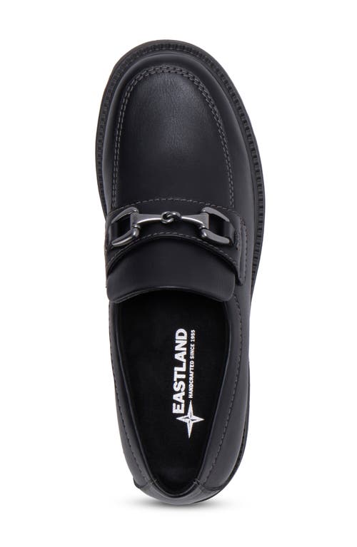 Shop Eastland Lexi Log Sole Bit Buckle Loafer In Black