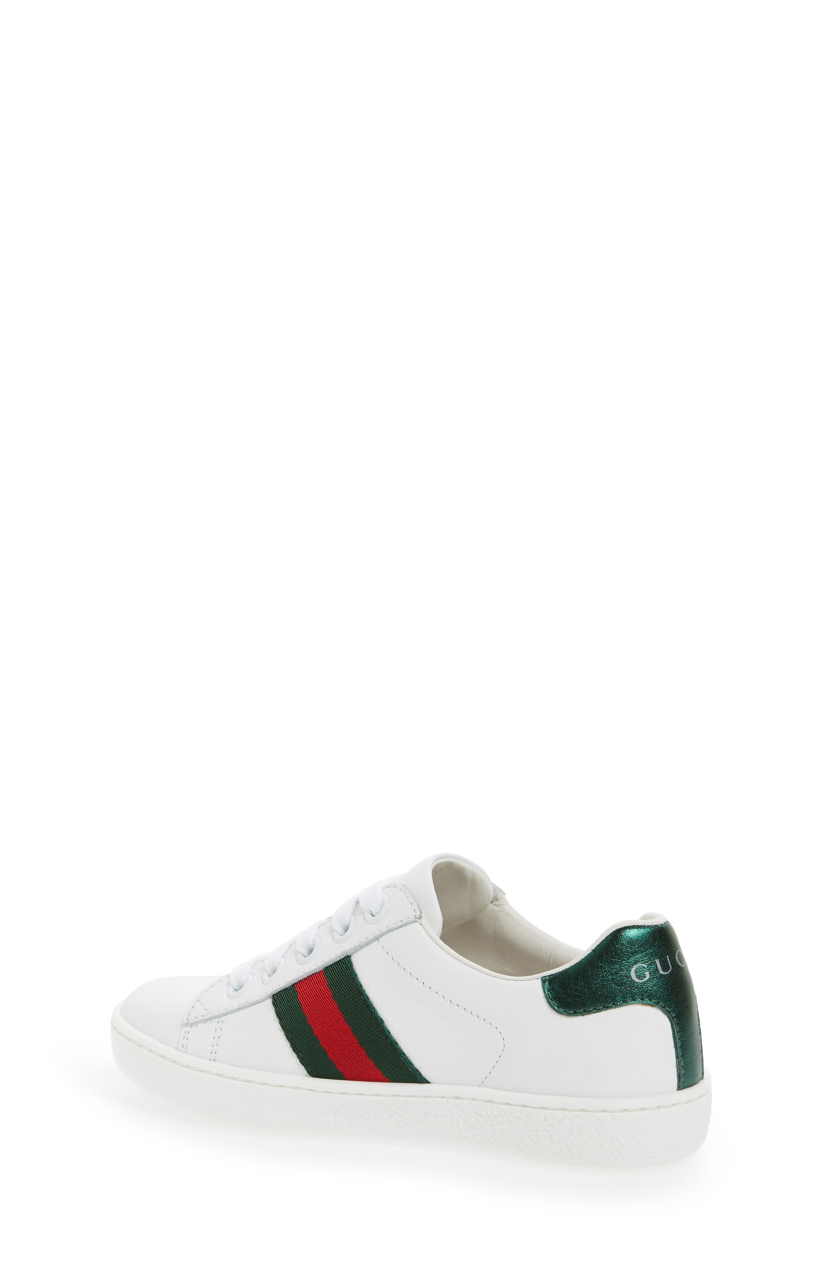 Ace Sneaker, Alternate, color, WHITE/ GREEN