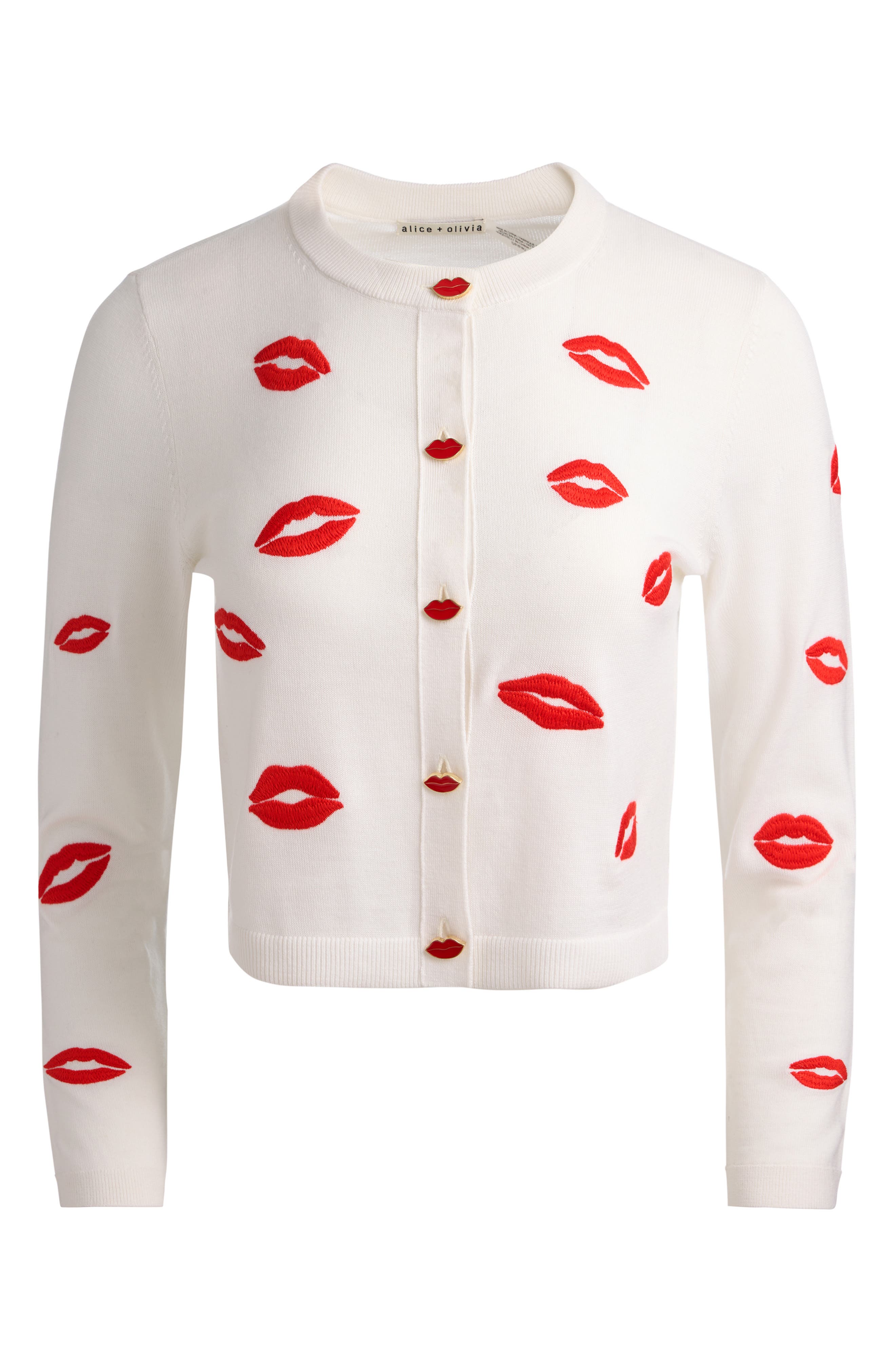 Daroda Lip Cardigan (Women) | Nordstrom