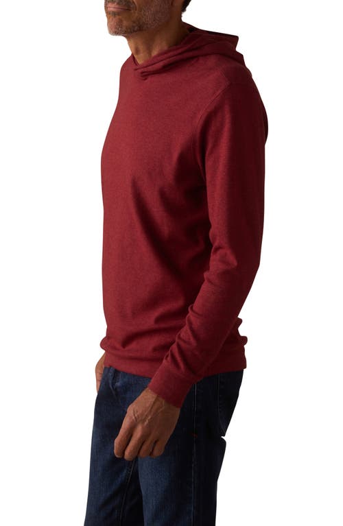 The Normal Brand Puremeso Essential Hoodie In Red