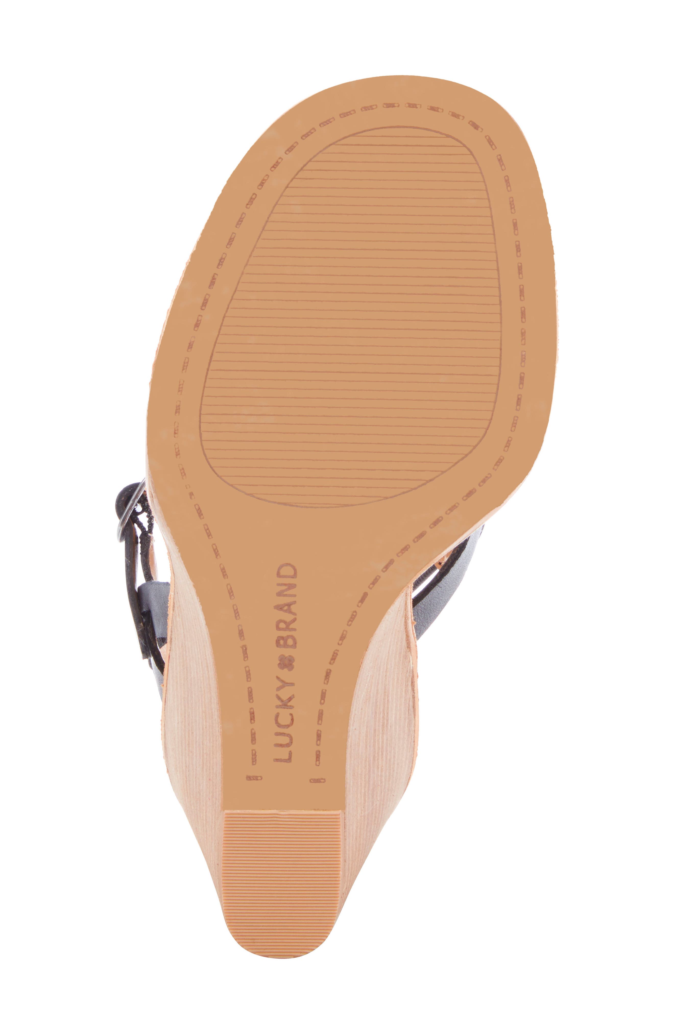 Lucky Brand Noemia Wedge Sandal, Alternate, color, 