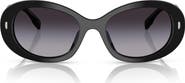 Tory Burch 53mm Gradient Oval Sunglasses