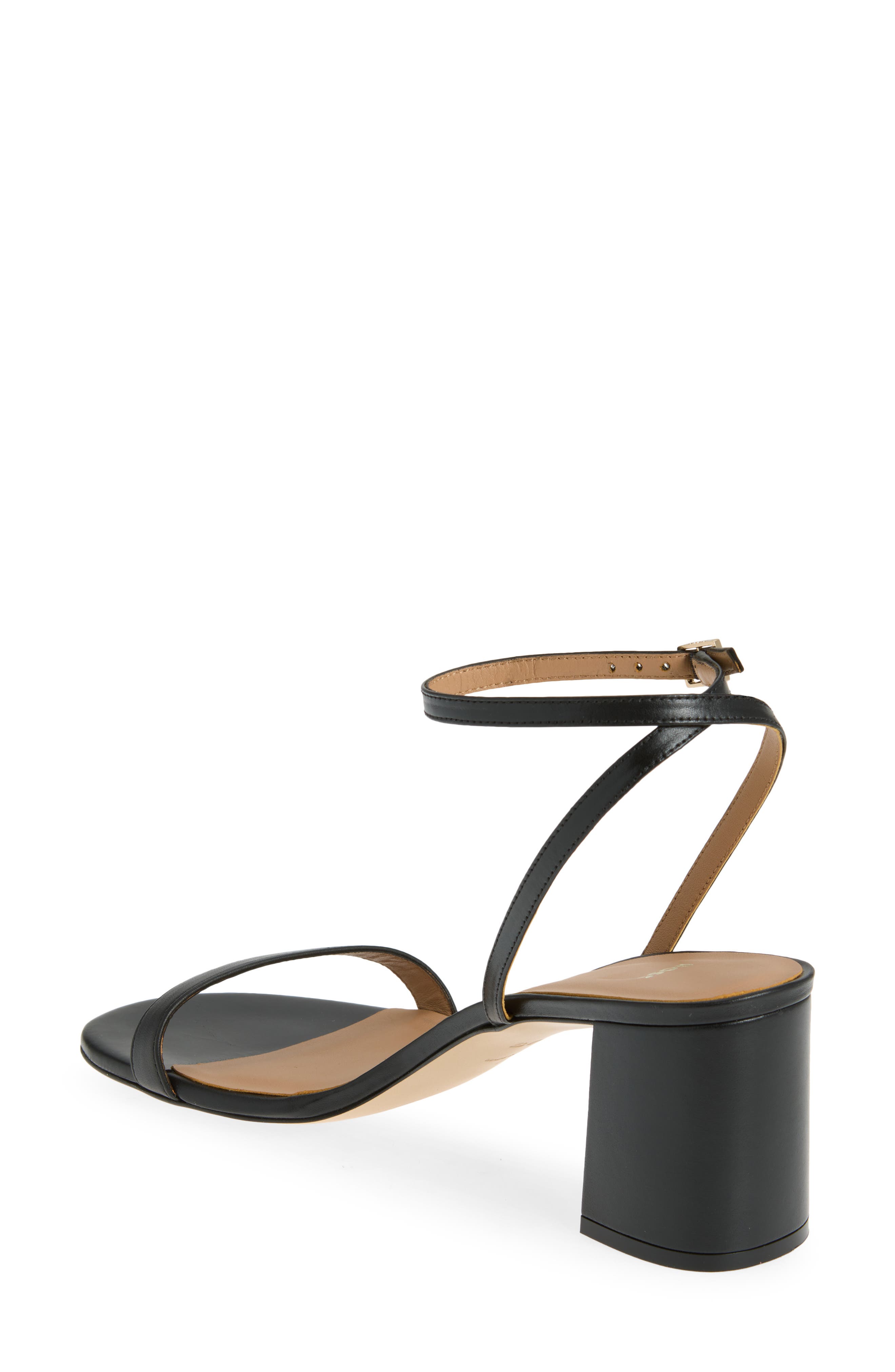 BOSS Cristas Ankle Strap Sandal, Alternate, color, Black