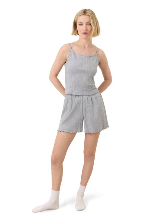 Organic Cotton Pointelle Short