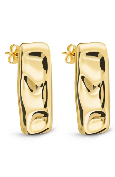 Monet Molten Bar Stud Earrings