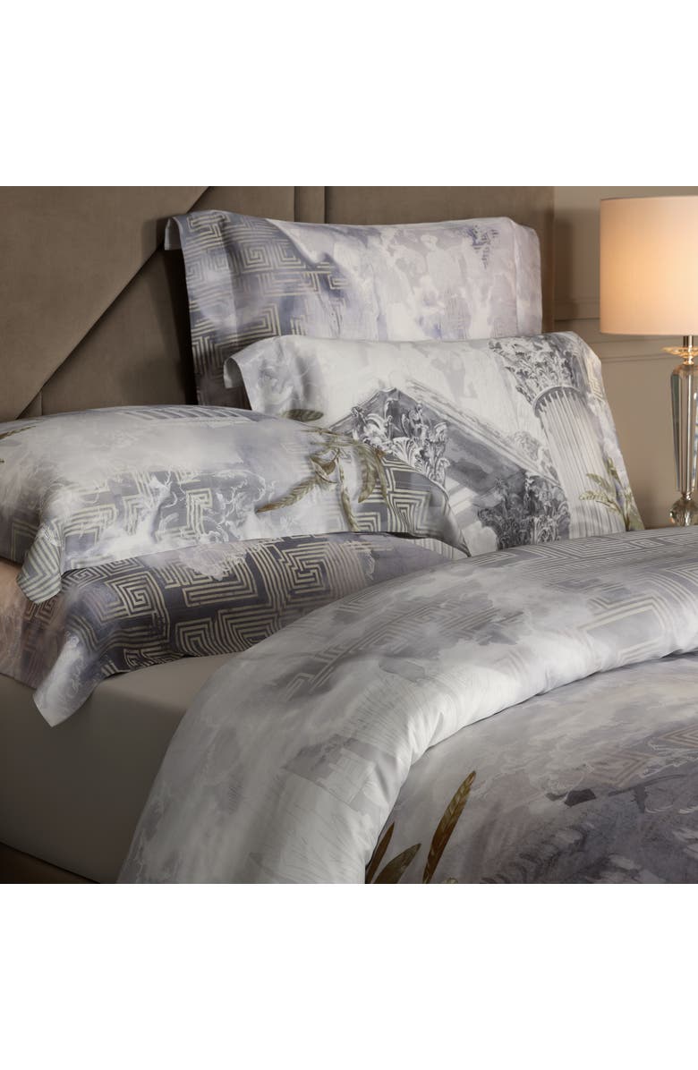 Togas Delphia pillowcase, Alternate, color, Grey