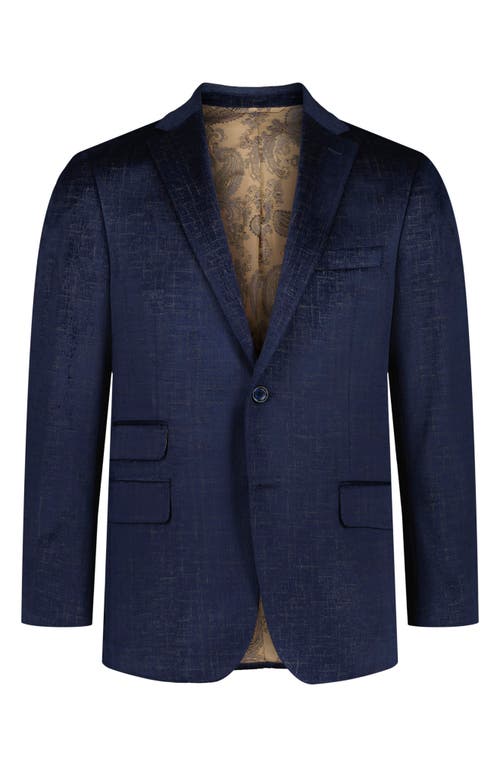 Robert Graham Ramon Navy Jacquard Sport Coat In Blue