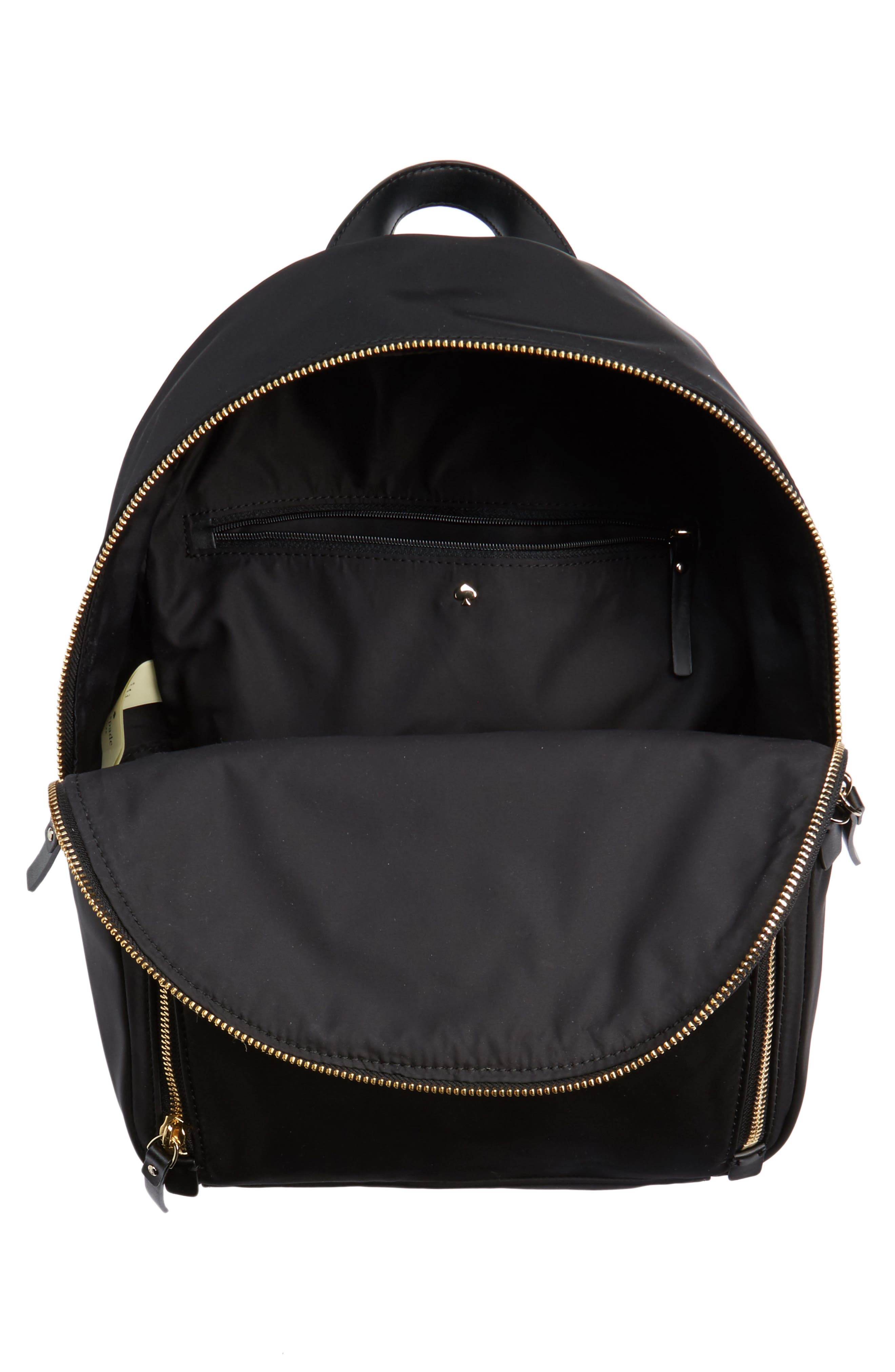 watson lane - hartley nylon backpack, Alternate, color, BLACK