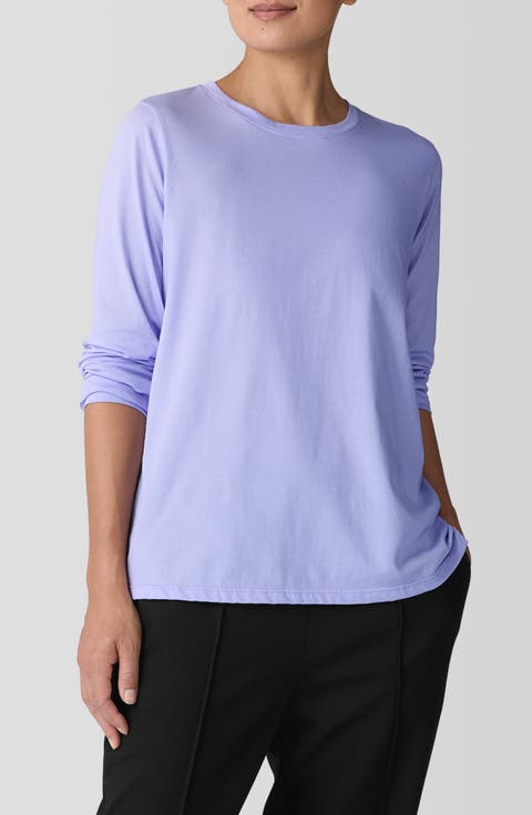 Crewneck Organic Cotton Jersey T-Shirt