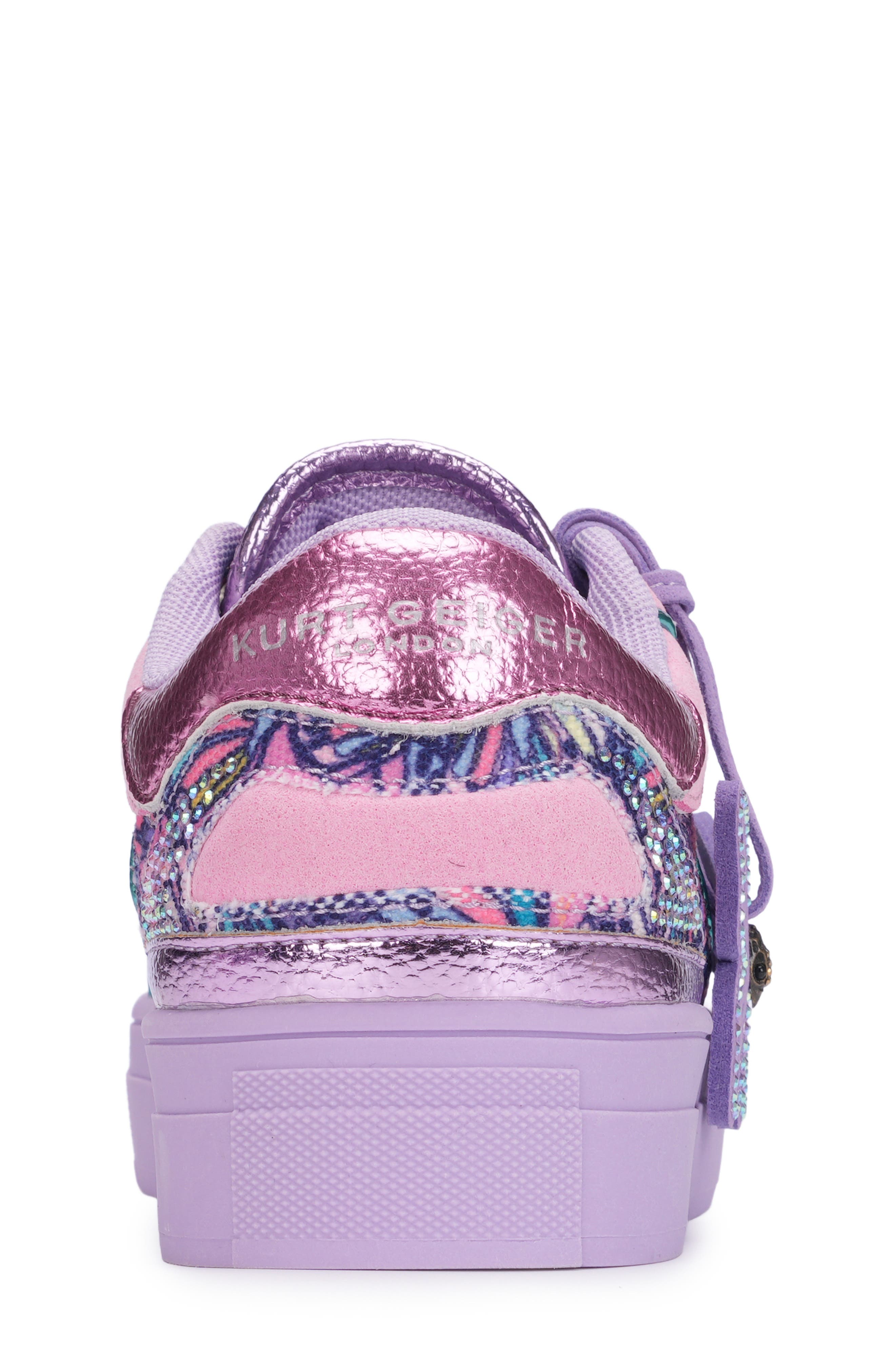 Kids' Mini Southbank Tag Sneaker, Alternate, color, PURPLE MULTI