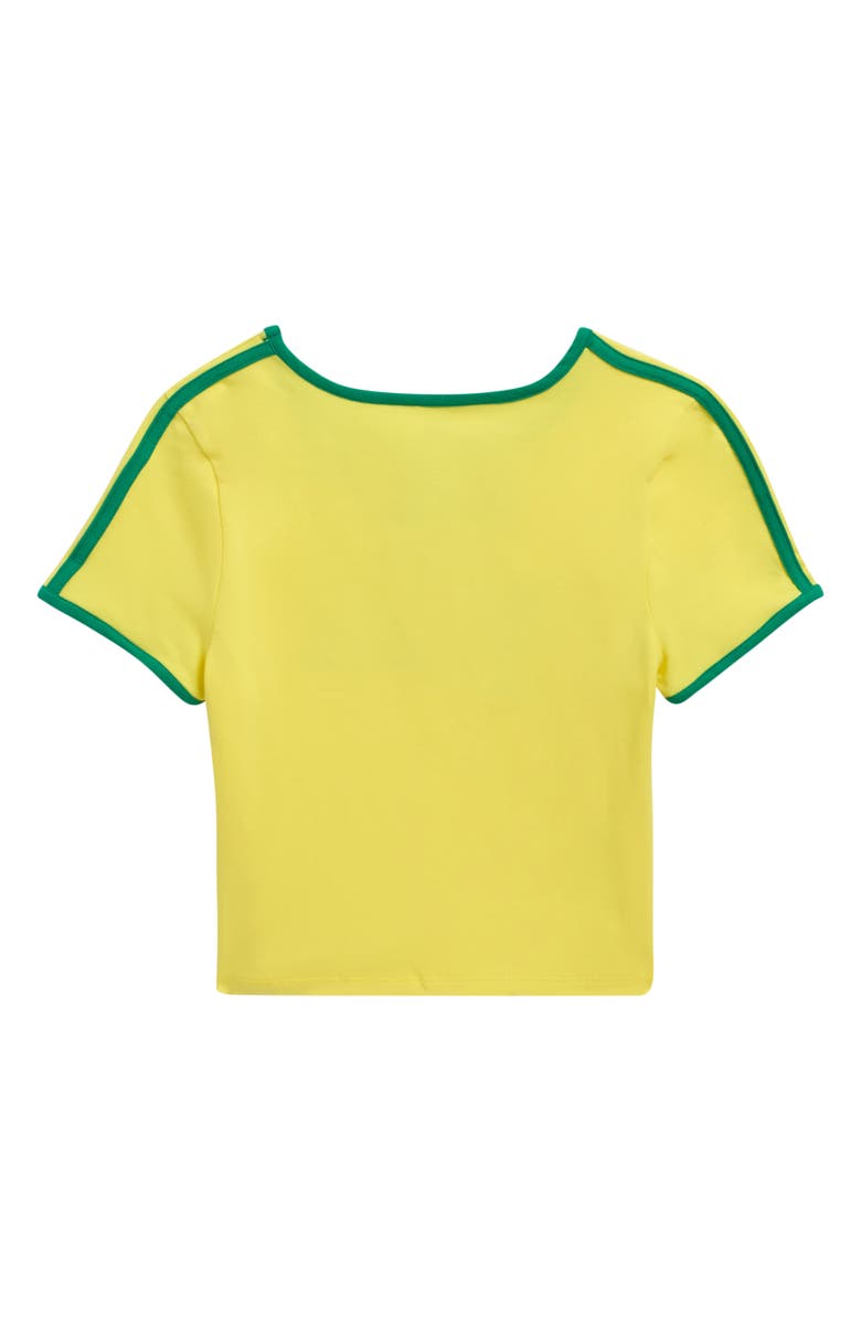 Voit Kids' Crop Graphic T-Shirt, Alternate, color, Yellow
