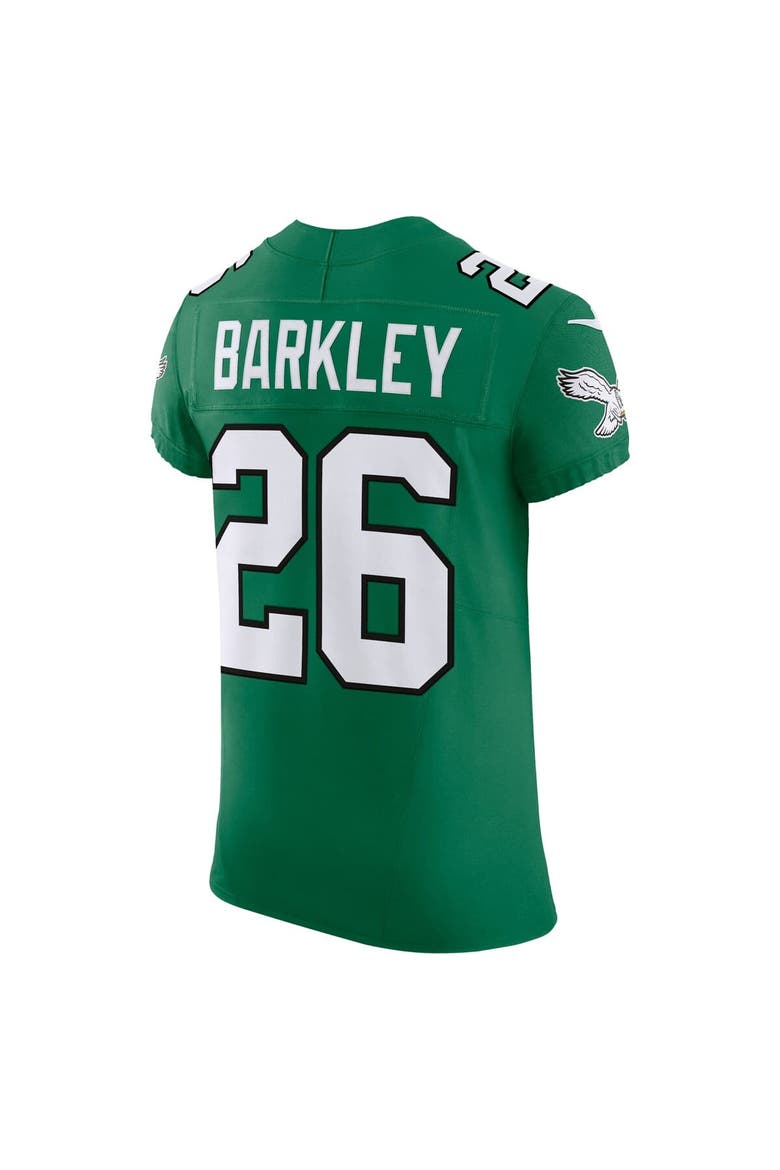 Men's Nike Saquon Barkley Kelly Green Philadelphia Eagles Alternate  Vapor F.U.S.E. Elite Jersey, Alternate, color, Kelly Green
