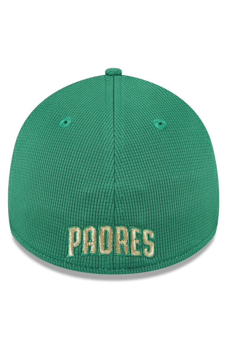 New Era Men's New Era White/Green San Diego Padres 2024 St. Patrick's Day 39THIRTY Flex Fit Hat, Alternate, color, 
