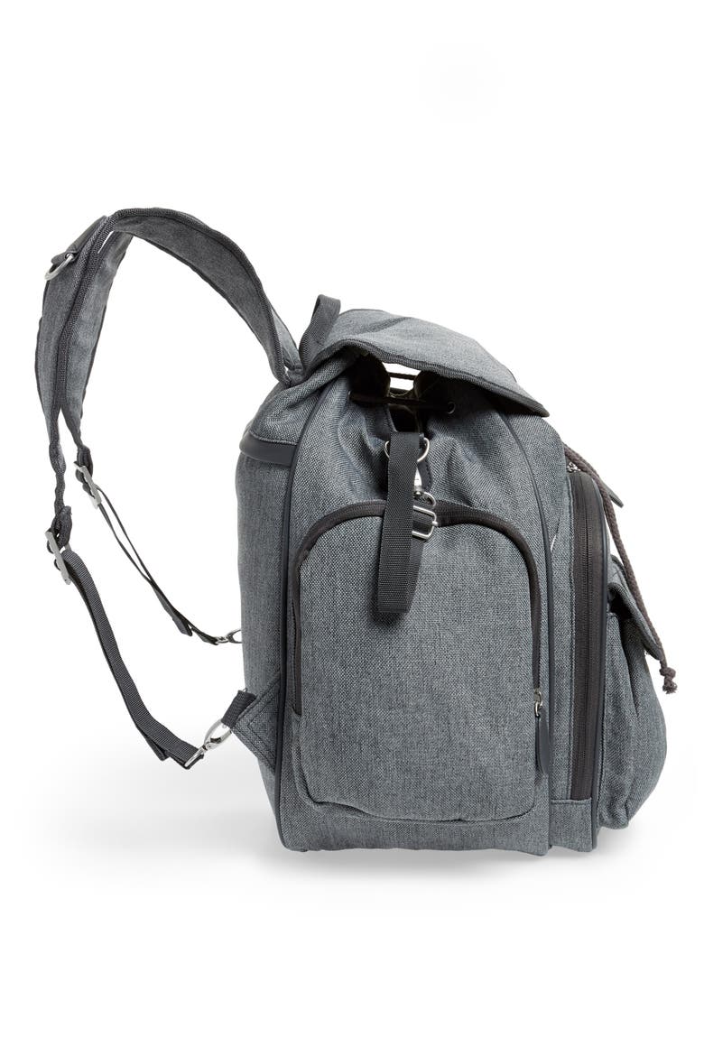 Glober Water Resistant Diaper Backpack, Alternate, color, SMOKEY