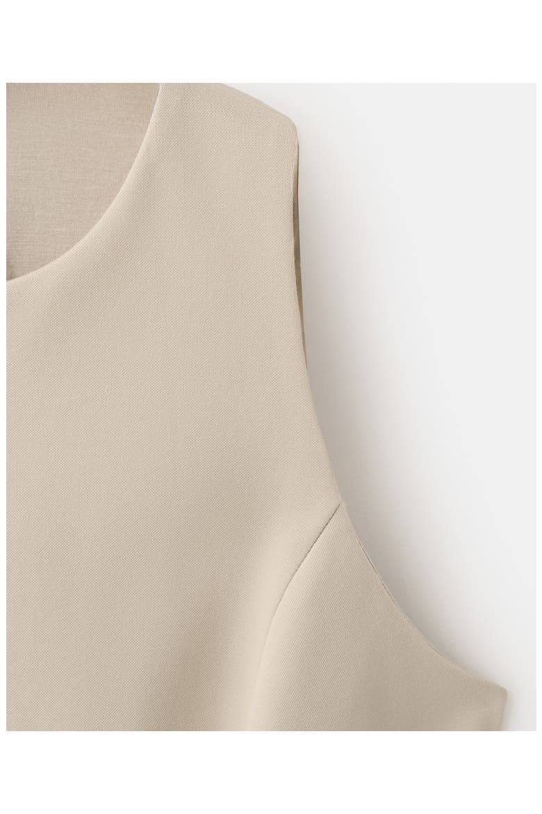Fitted Zip Vest, Alternate, color, SAND