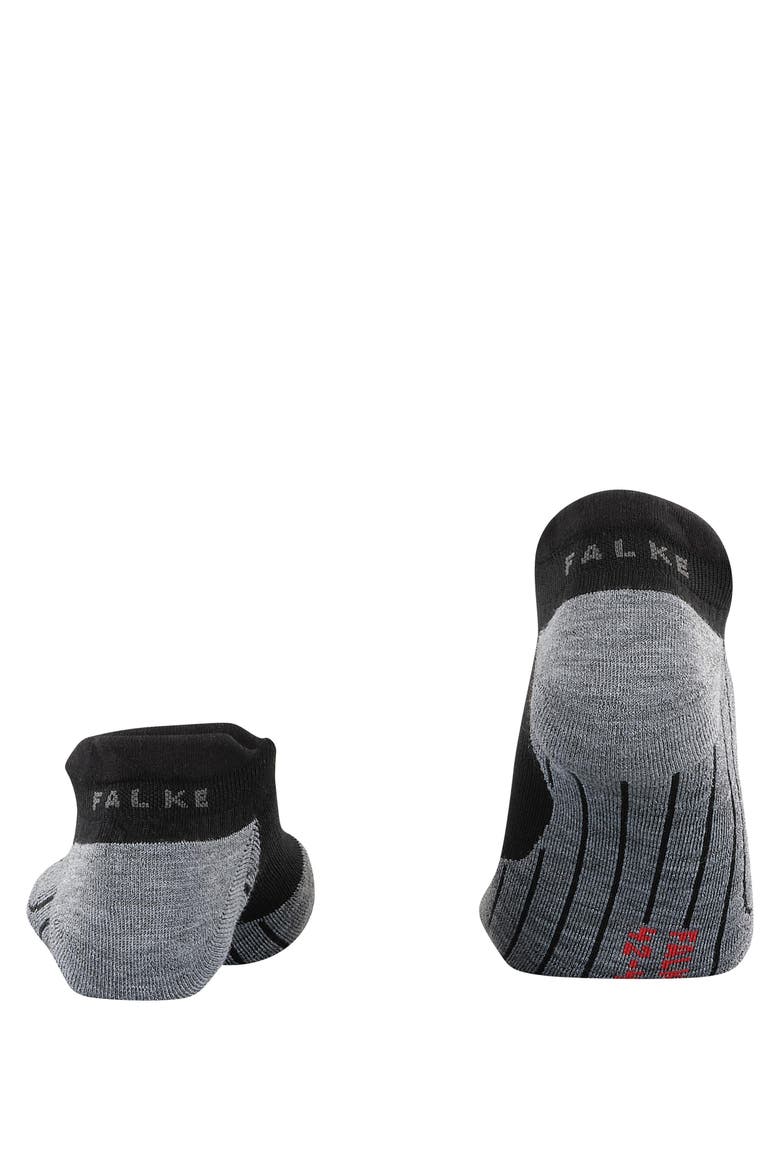 TK5 Wander Invisible Hiking Socks, Alternate, color, Black-Mix