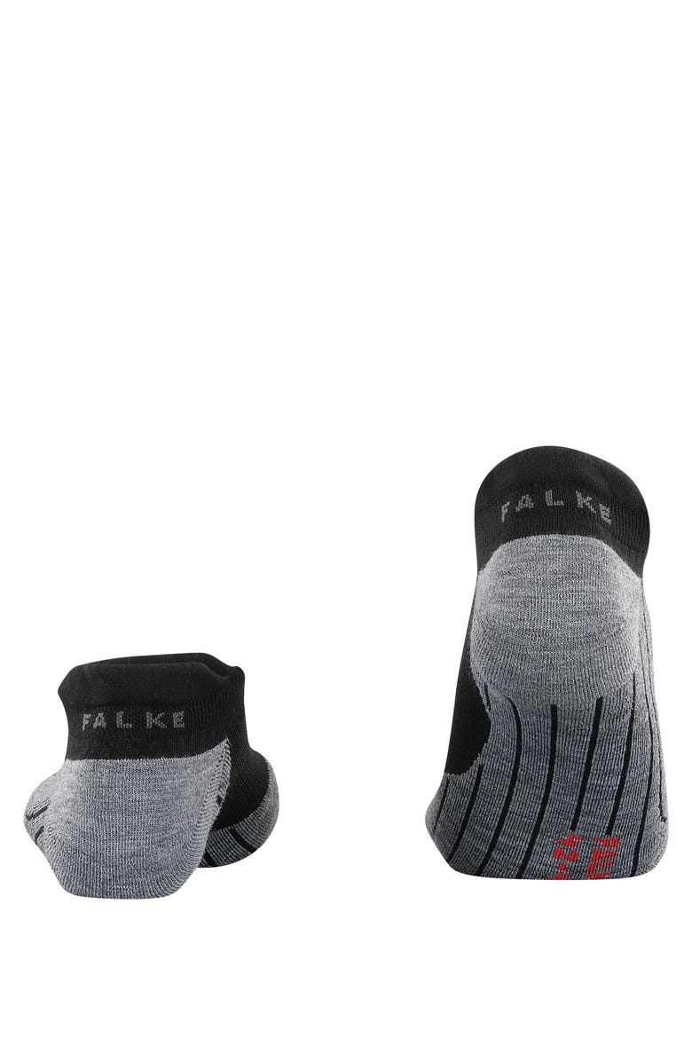 Falke TK5 Wander Invisible Hiking Socks, Alternate, color, Black-Mix