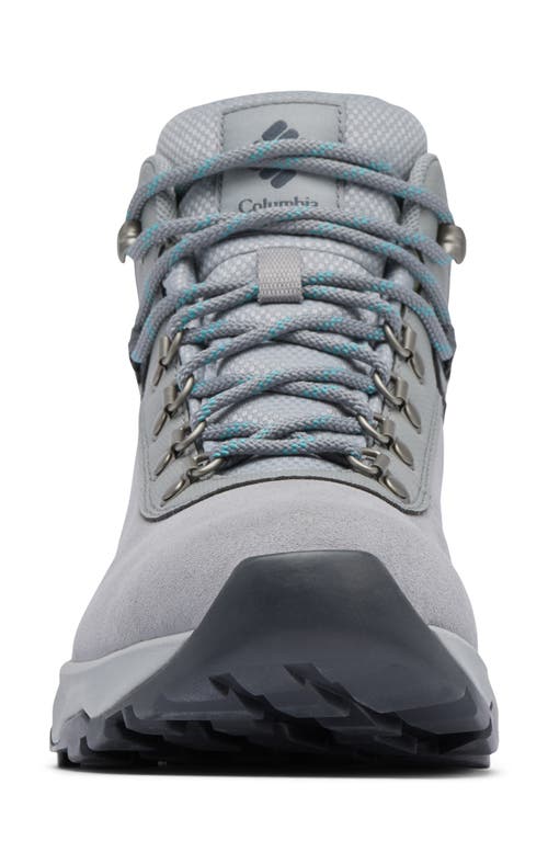 Columbia Newton Wander™ Waterproof Hiking Boot In Monument/teal