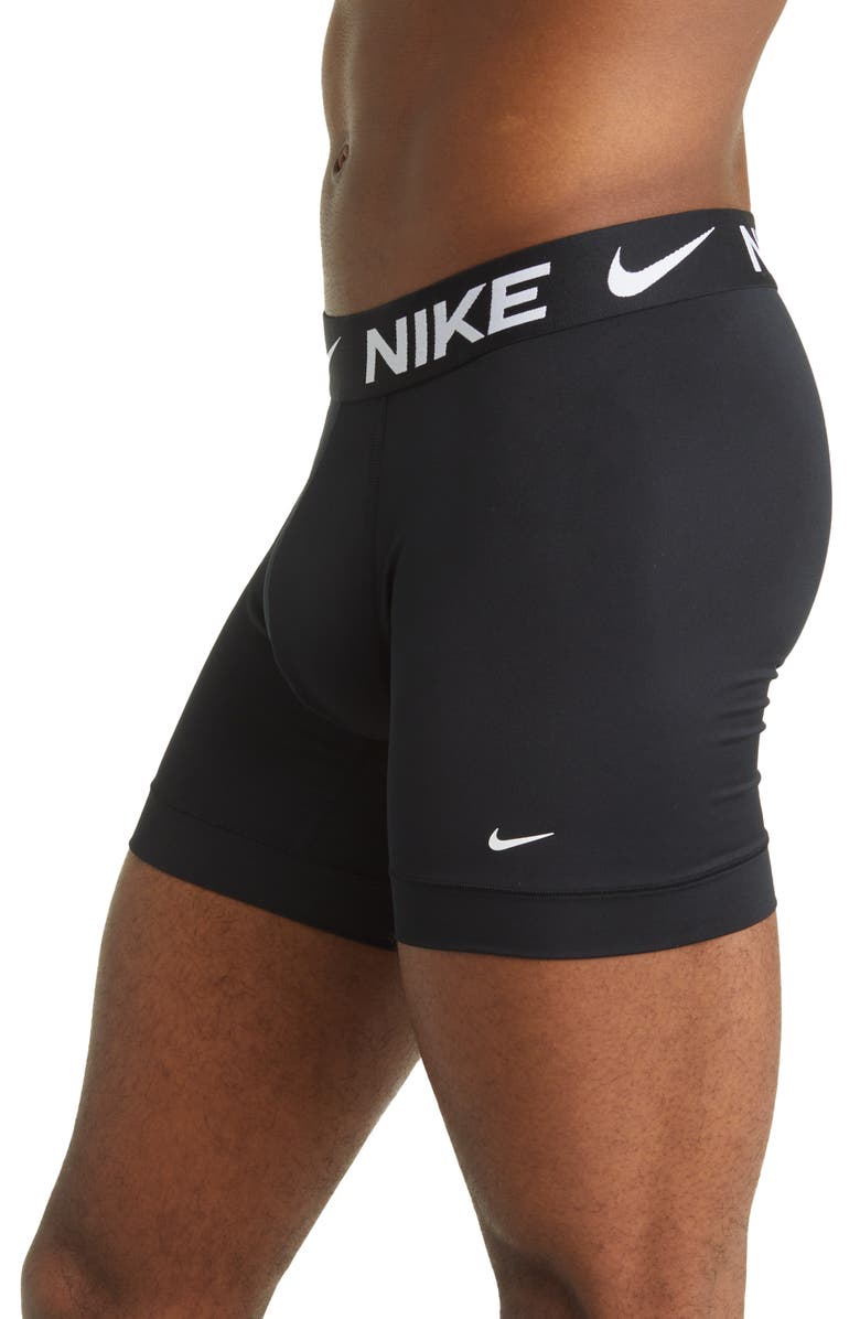 Nike 3-Pack Dri-FIT Essential Micro Boxer Briefs, Alternate, color, Black