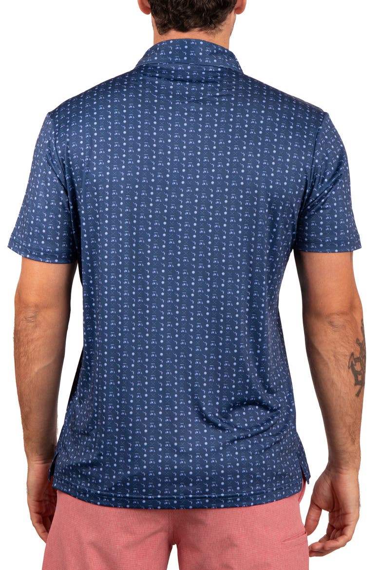 Golf Carts Performance Polo, Alternate, color, DENIM