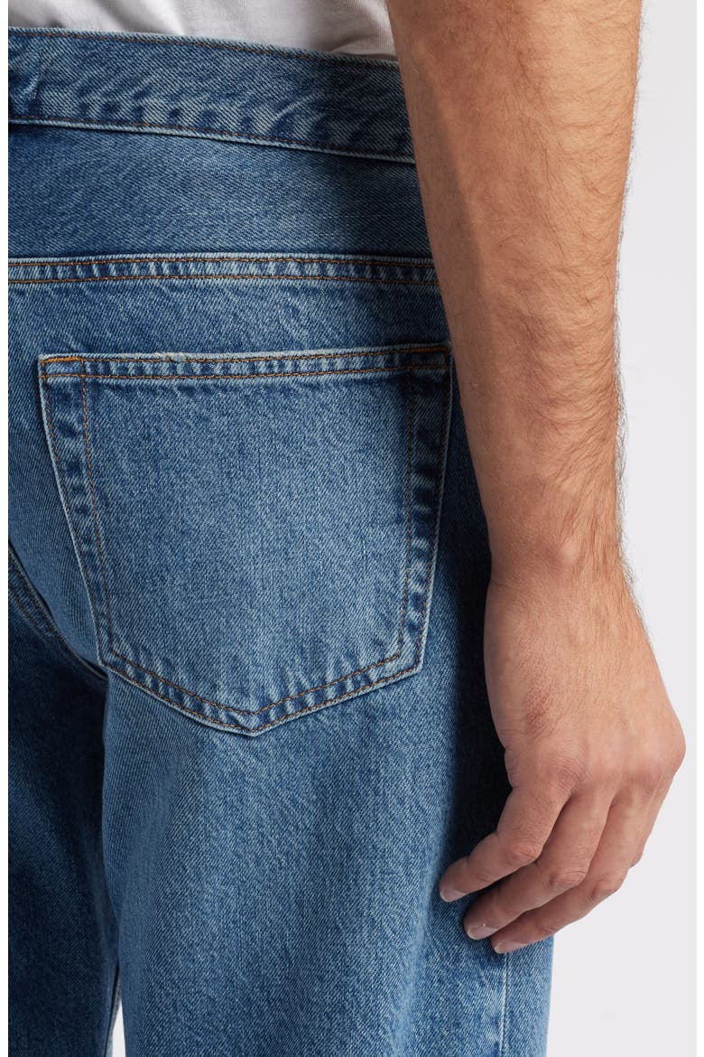 The Straight Leg Jeans, Alternate, color, BLUE GOLD