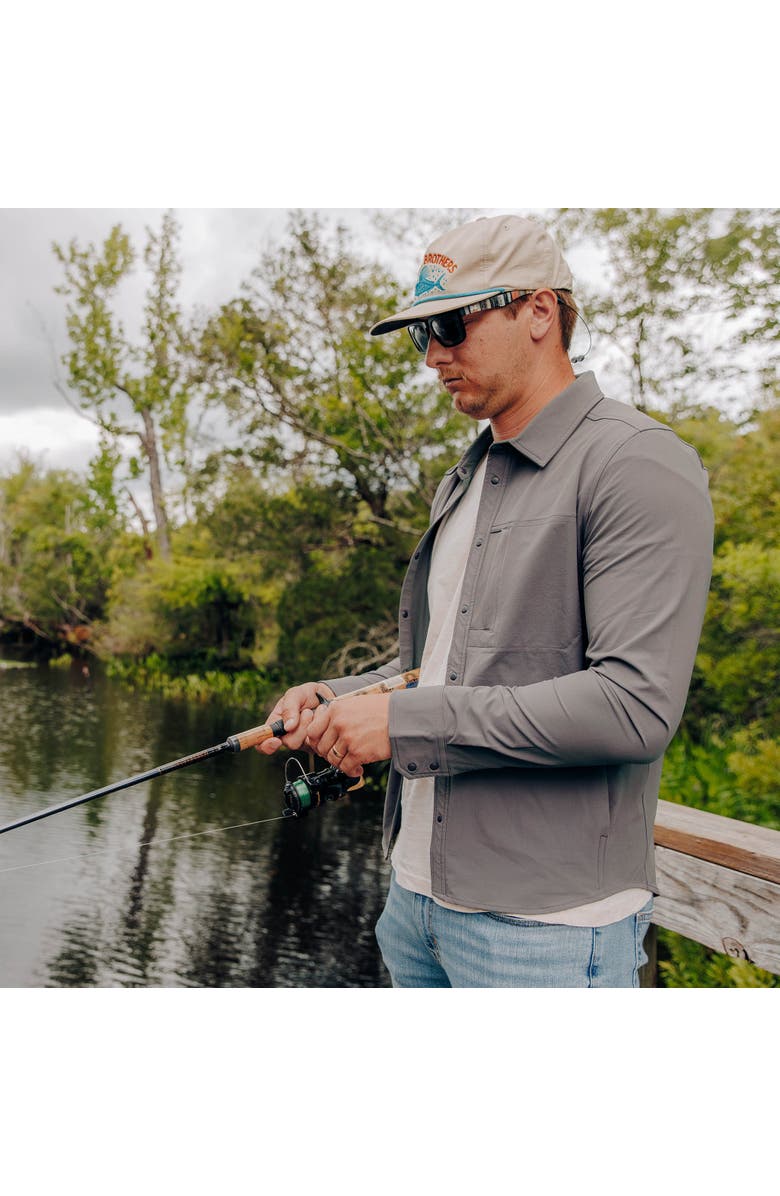 Myles Apparel Everyday Overshirt, Alternate, color, Graphite