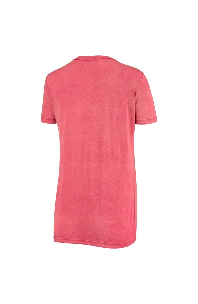 New Era Women's New Era Red Washington Wizards Potassium Cross V-Neck Tee, Alternate, color, 