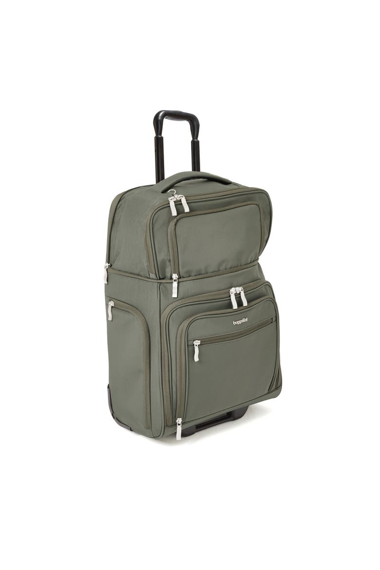 Expandable Underseat Carry-On Suitcase, Alternate, color, THYME