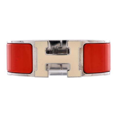 Clic H Bracelet Enamel Wide