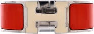 Pre-Owned Hermes Clic H Bracelet Enamel Wide