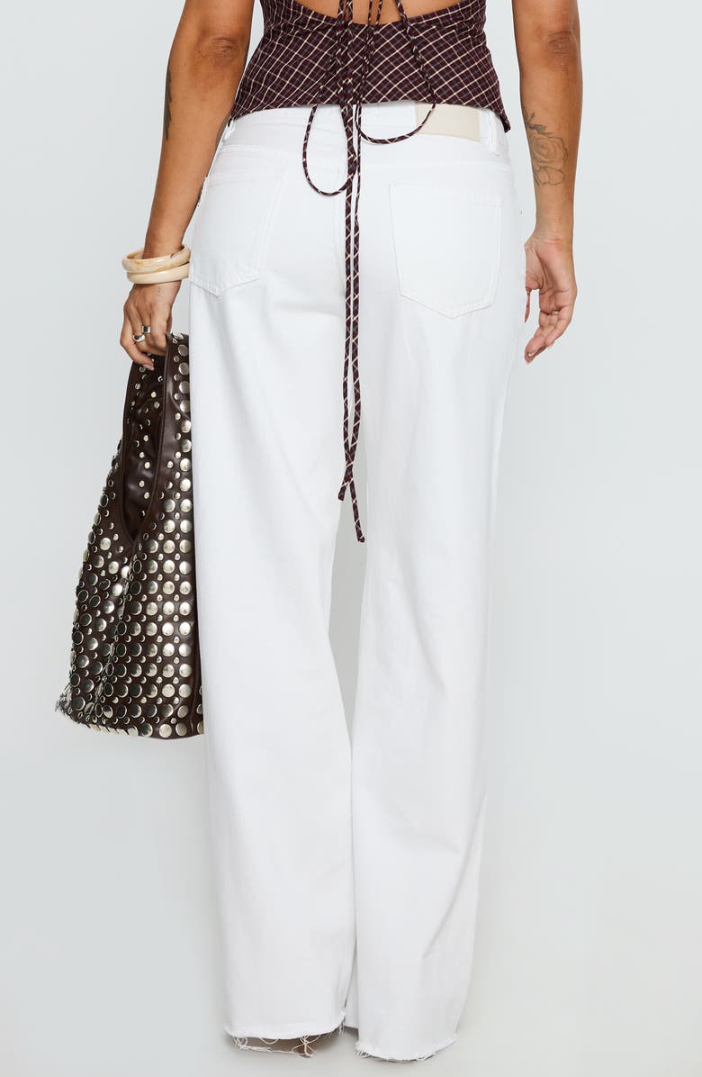 Princess Polly Sabryna Low Rise Straight Leg Jeans, Alternate, color, 