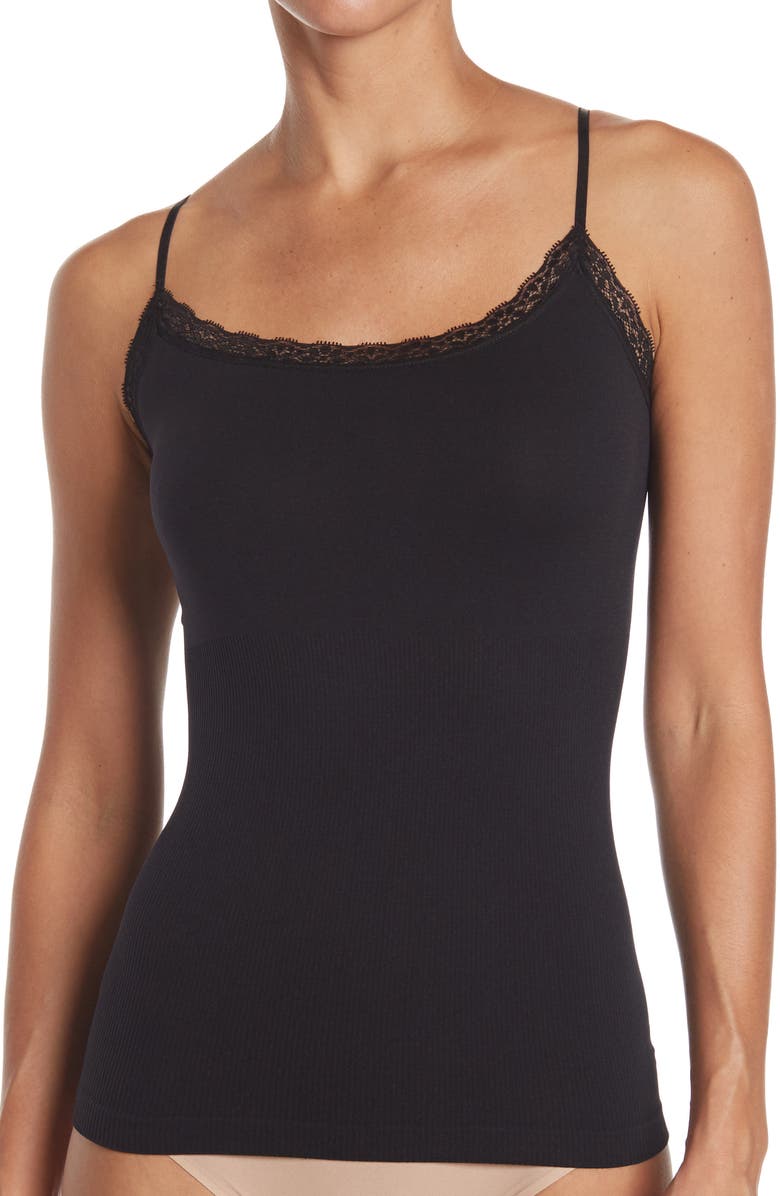 JUST ONE Lace Trim Camisole, Main, color,