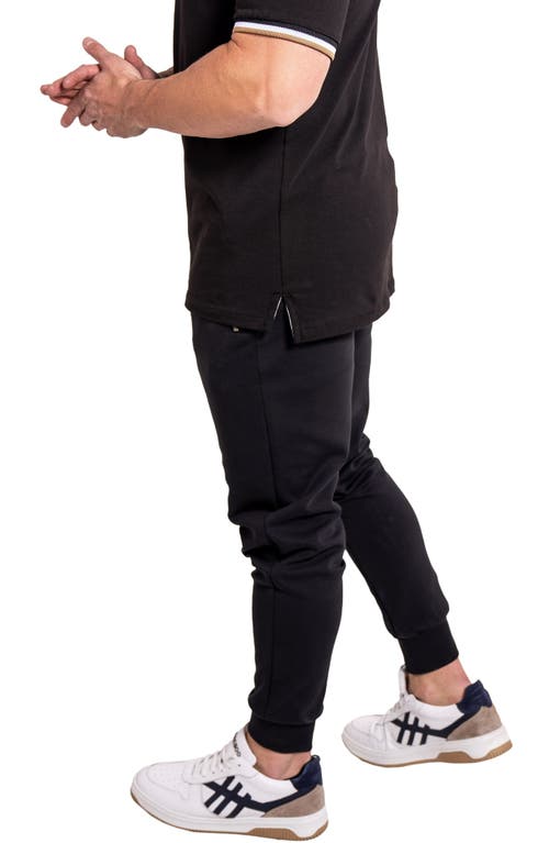 Maceoo Modish82 Black Joggers In Black