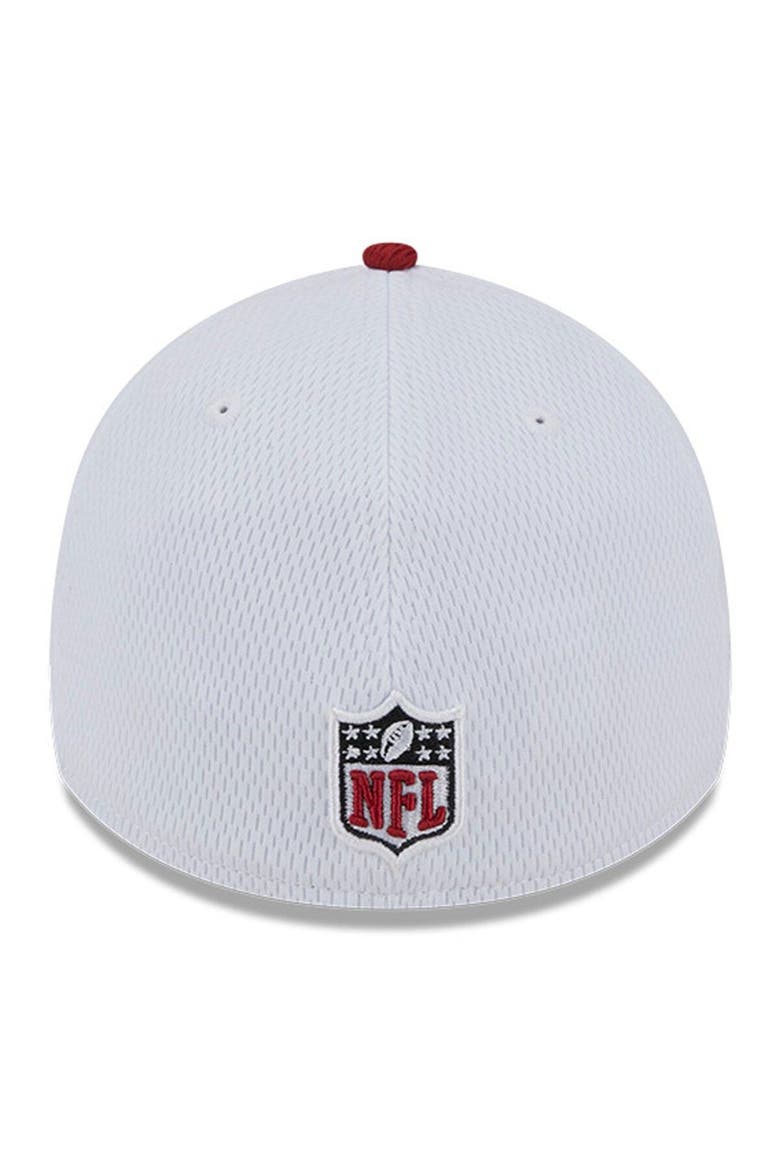 Men's New Era  White/Cardinal Arizona Cardinals 2023 Sideline 39THIRTY Flex Hat, Alternate, color, White