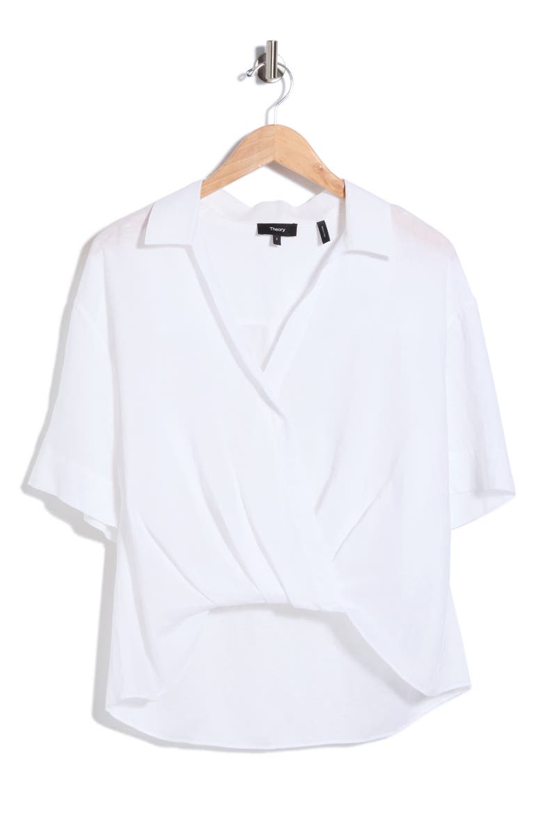 Twist High-Low Top, Alternate, color, WHITE