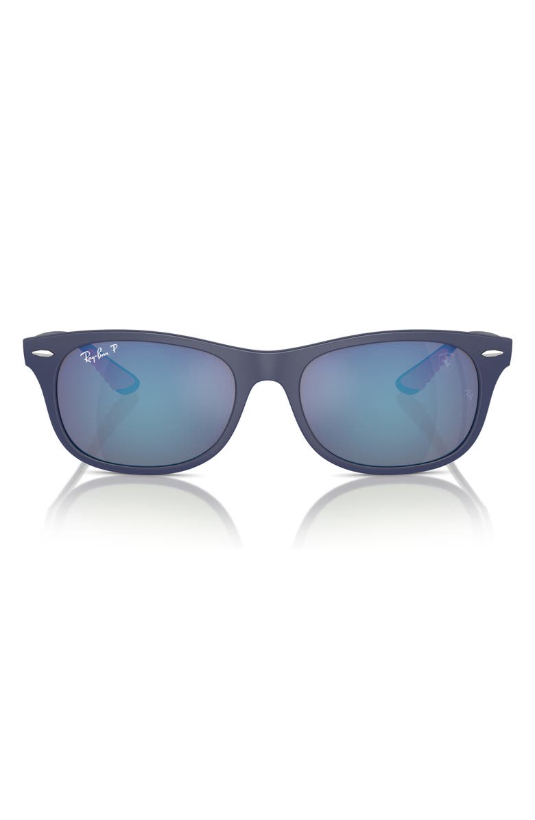 Ray-Ban Liteforce 55mm Polarized Square Sunglasses, Alternate, color, Matte Blue