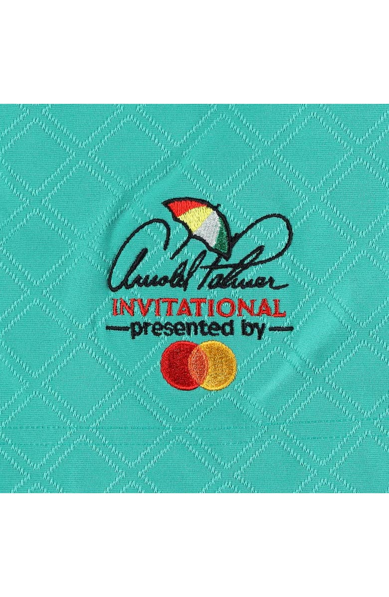 PUMA Men's Puma Green Arnold Palmer Invitational Tipped Jacquard Polo, Alternate, color, Green