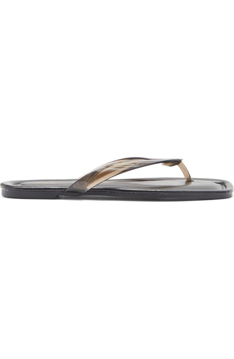 RACHEL Rachel Roy Montauk Flip Flop, Alternate, color, Black Clear