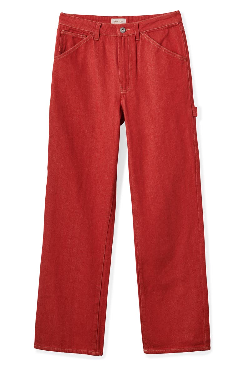 Essex Wide Leg Painter Pants, Alternate, color, MARS RED