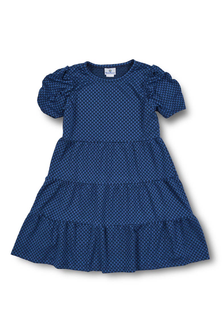 Jacquard Knit Dress, Main, color, Dark Blue