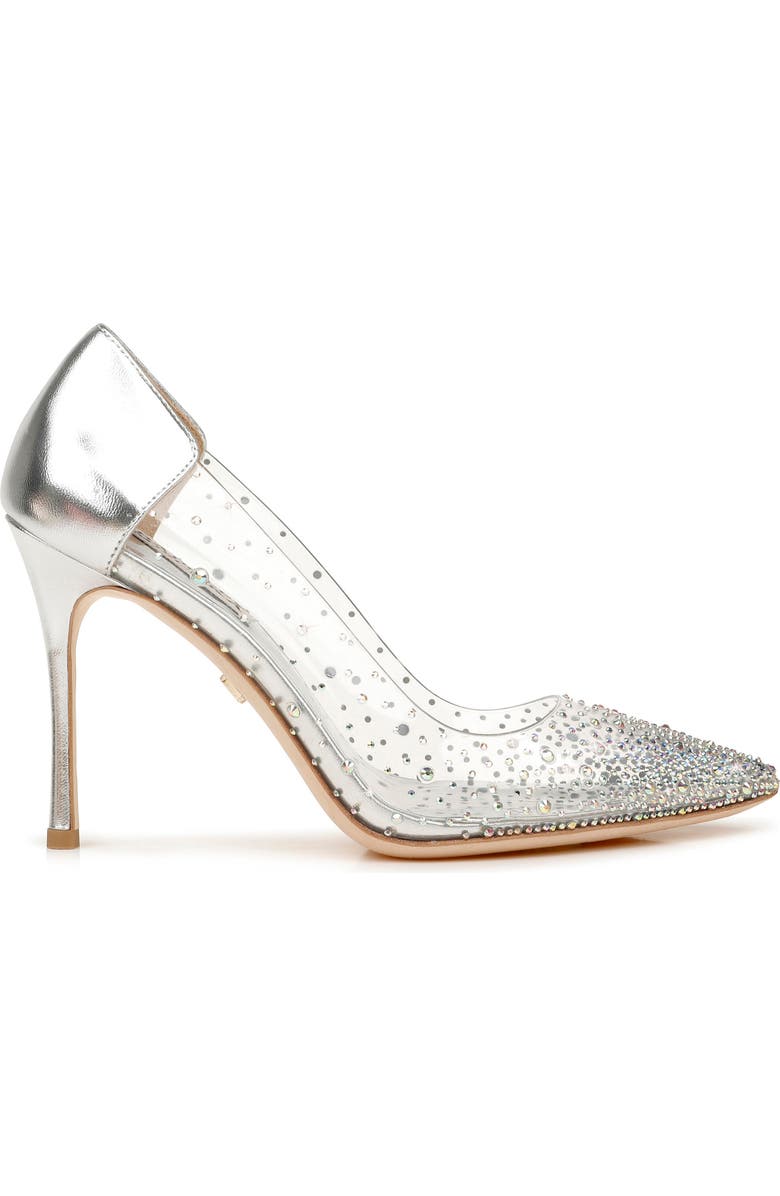 Badgley Mischka Collection Gisela Embellished Pointed Toe Pump, Alternate, color,